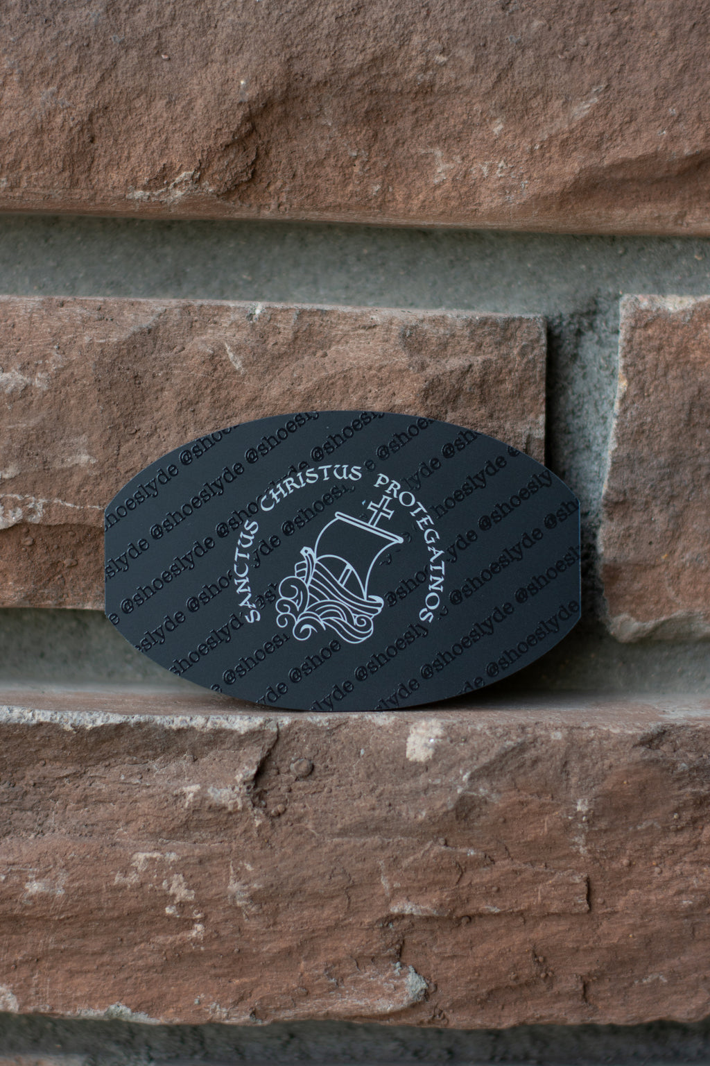 Shoe Slyde Wallet Shoe Horn - Saint Christopher Motif